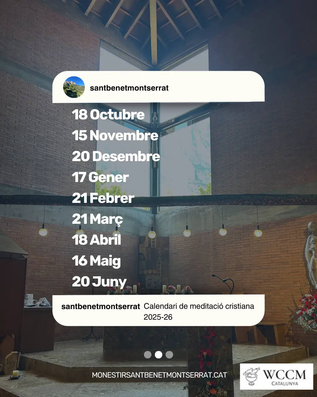 Meditació Cristiana Montserrat