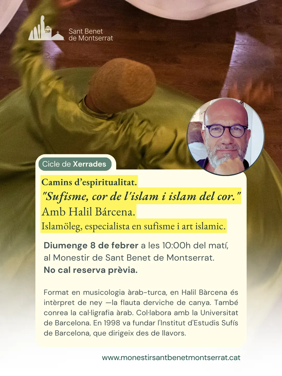 Sufisme, cor de l’islam | Camins d’Espiritualitat a Montserrat