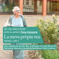 Rosa Zaragoza | Abril | Sant Benet de Montserrat