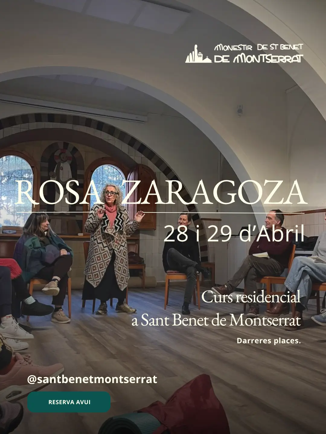 Curs amb la Rosa Zaragoza | Abril a Montserrat