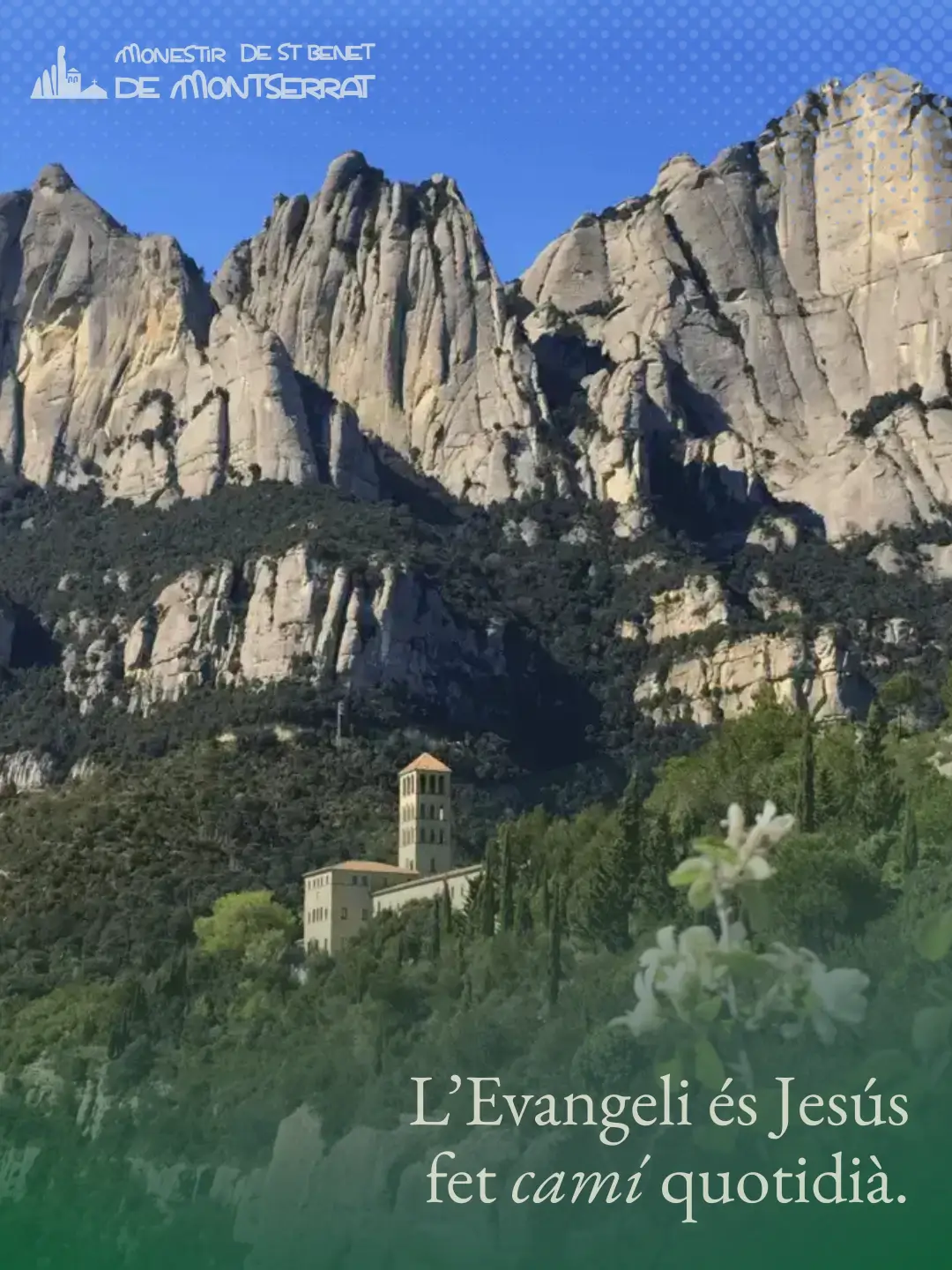 Lectura de l'Evangeli de Diumenge V de Pasqua | Monestir de monges de Montserrat